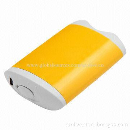 Hot New 2014 USB Charging Hand Warmer with Portable Power Bank, Sized 90 x 60 x 24mm